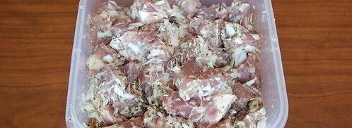 шашлык из свинины в духовке на противне. Шаг 5