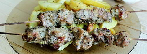 шашлык из свинины в духовке на противне. Шаг 8