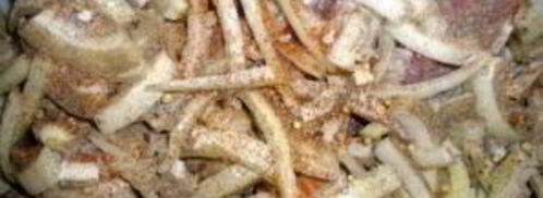 шашлык из свинины в минералке. Шаг 5