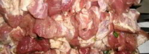 шашлык из свинины в минералке. Шаг 8