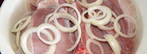 шашлык из свиной корейки. Шаг 2