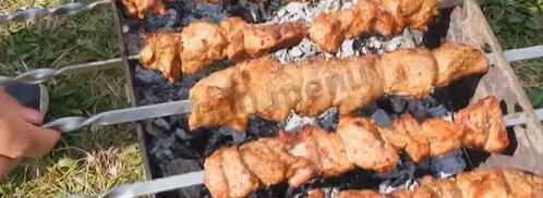 шашлык из телятины на газированной воде. Шаг 7