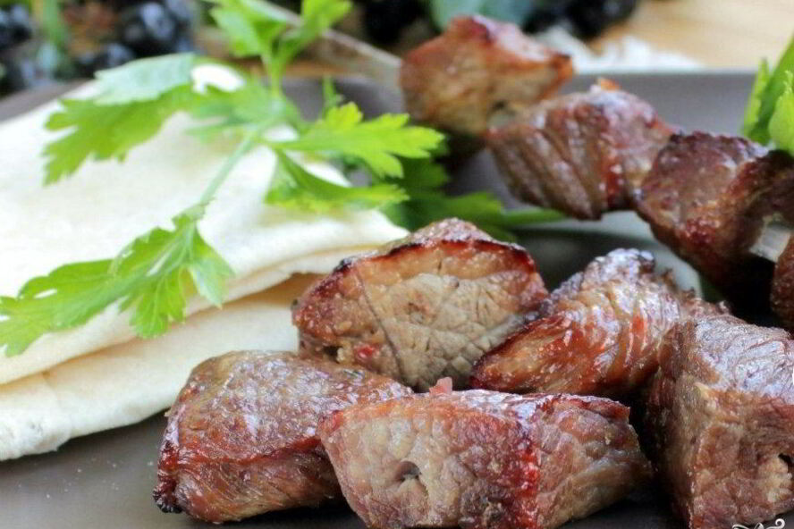 Рецепт шашлыка из телятины в пиве