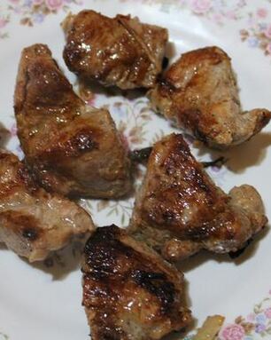 Шашлык на сковородке