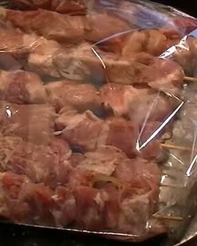 Шашлык в рукаве для запекания