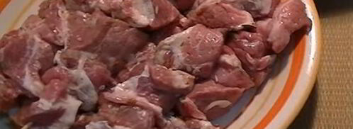 шашлык в рукаве для запекания. Шаг 5