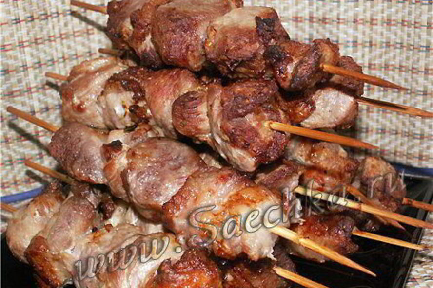Рецепт свиного шашлыка