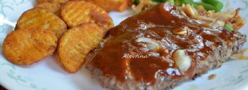 говяжьи стейки на сковороде. Шаг 6