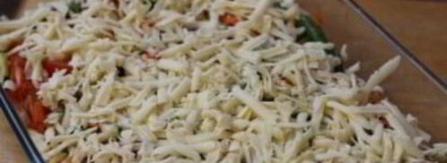 куриный стейк под овощами и сыром. Шаг 6