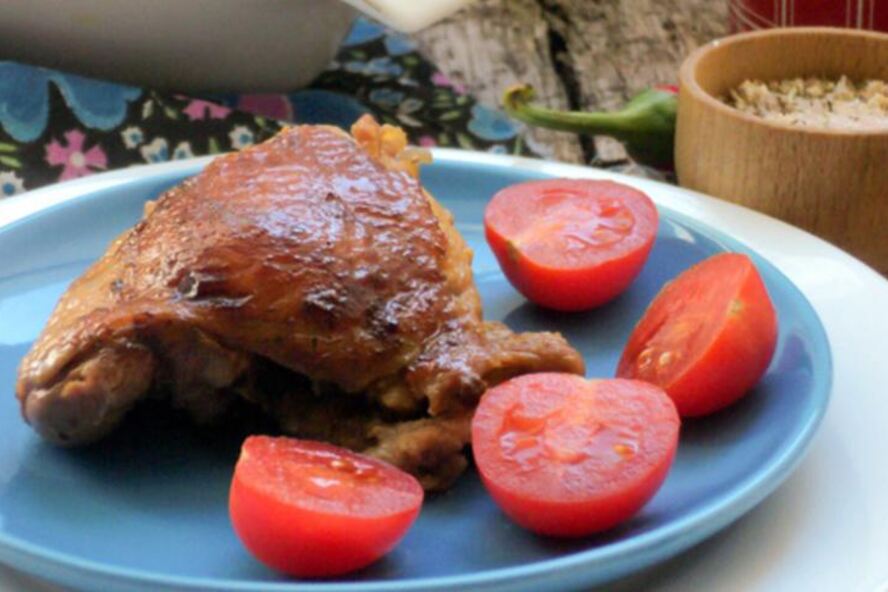 Рецепт куриных стейков в имбирно-пряном маринаде