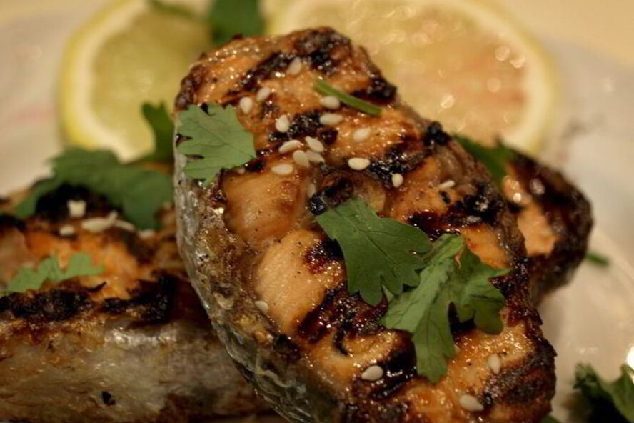 Рецепт непростых стейков из лосося