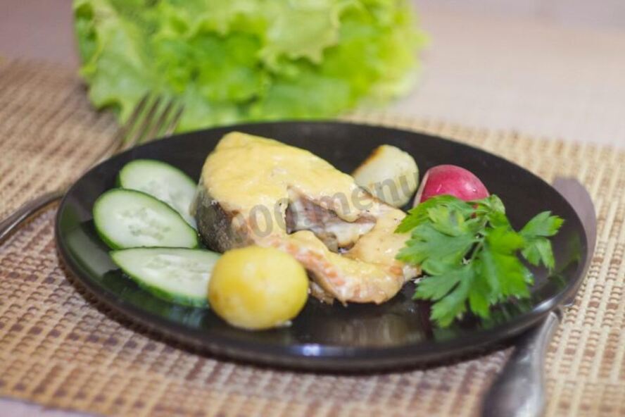 Рецепт стейка из горбуши в духовке