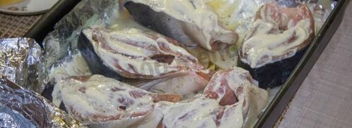 стейк из горбуши в духовке. Шаг 12