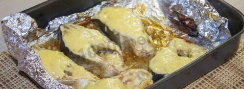 стейк из горбуши в духовке. Шаг 17