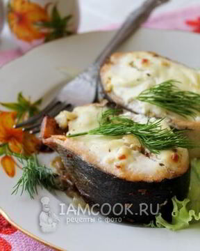 Стейк из семги в духовке