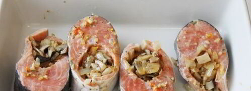 стейк из семги в духовке. Шаг 9