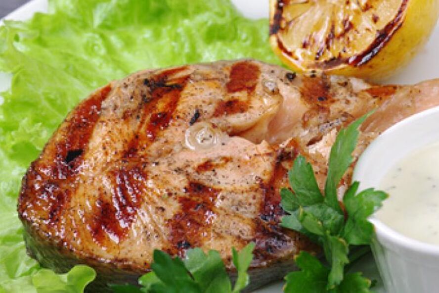 Рецепт стейка из семги