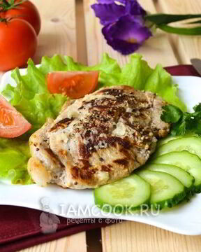 Стейк из свинины в мультиварке