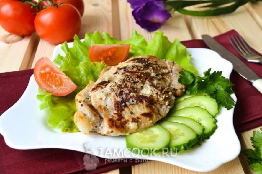 Рецепт стейка из свинины в мультиварке