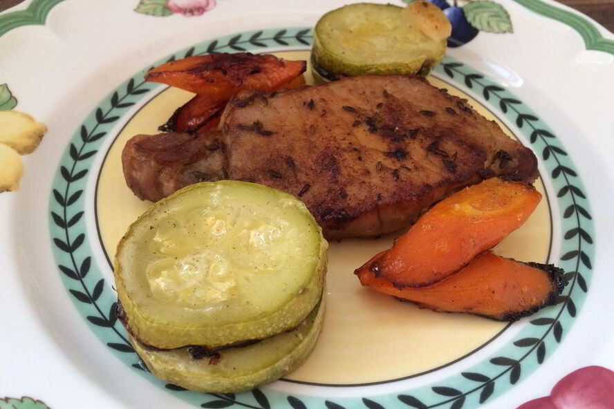 Рецепт стейка из свиной корейки