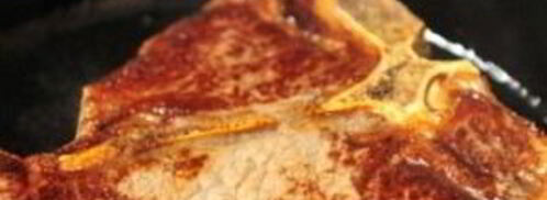 стейк на кости на сковороде. Шаг 3