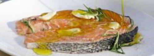 стейк семги на гриле. Шаг 2