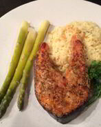 Стейки из семги в духовке