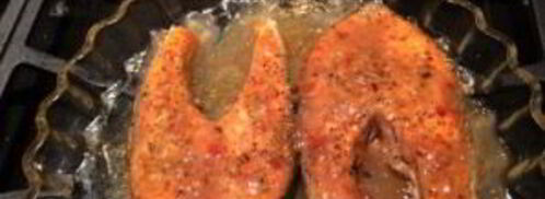 стейки из семги в духовке. Шаг 2