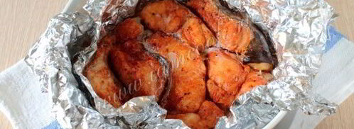 стейки из сома с рисом в мультиварке. Шаг 7