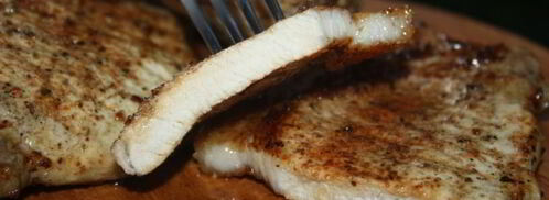 стейки из свиной корейки в сухом маринаде на решетке на мангале. Шаг 6