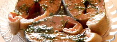 стейки кеты в духовке. Шаг 6