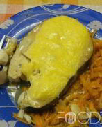 Стейки трески в духовке