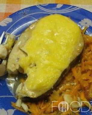 Стейки трески в духовке