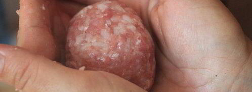 фаршированные перепелиными яйцами тефтели. Шаг 5