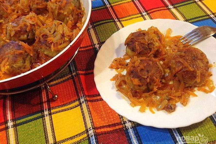 Рецепт картофельных тефтелей с грибами