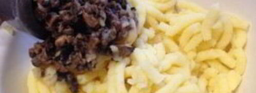 картофельные тефтели с грибами. Шаг 2