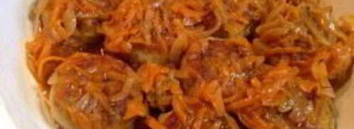 картофельные тефтели с грибами. Шаг 8