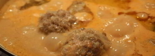 мясные тефтели в сметанно-томатном соусе. Шаг 6