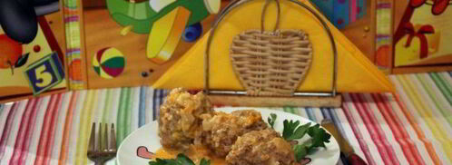 мясные тефтели в сметанно-томатном соусе. Шаг 7