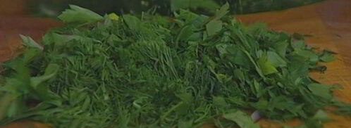 мясные тефтельки с рисом и зеленью. Шаг 2