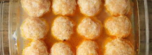 тефтели из куриного фарша с рисом в духовке. Шаг 6