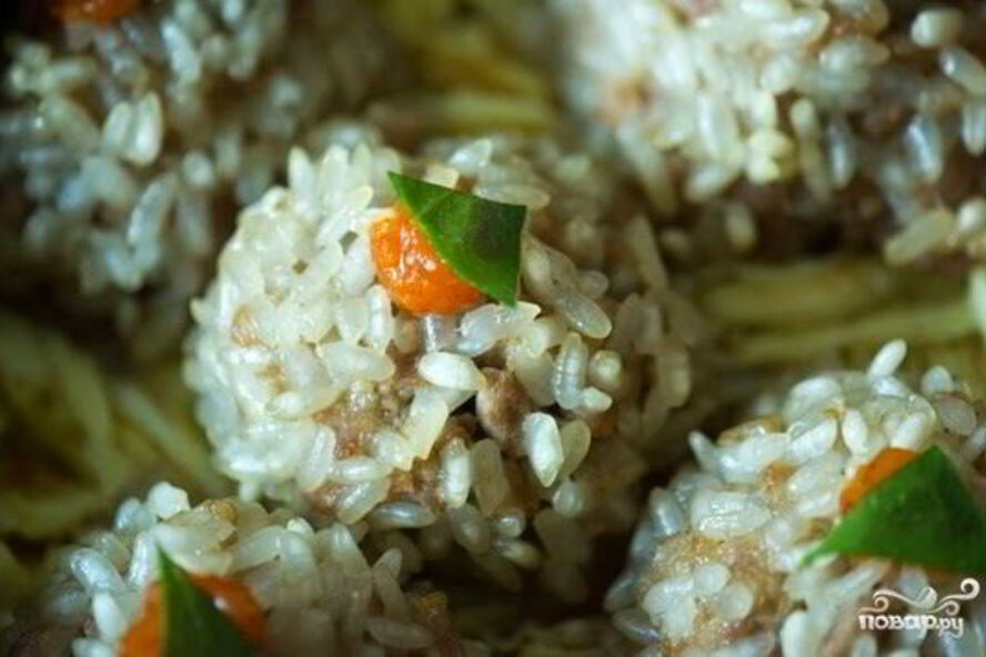 Рецепт тефтелей на пару