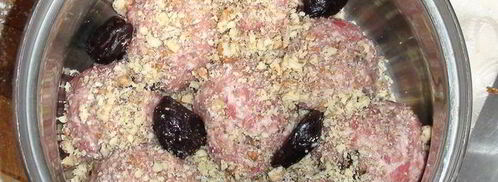 тефтели с черносливом и грецкими орехами. Шаг 4