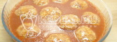 тефтели с рисом в духовке. Шаг 10