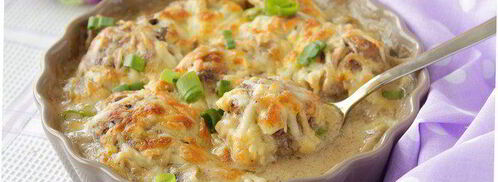 тефтели в грибном соусе под сыром. Шаг 8