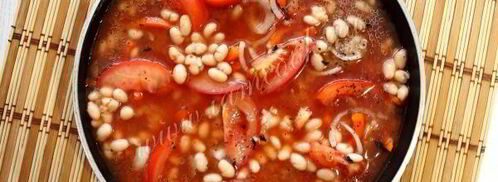 тефтели в томате с фасолью и перцем. Шаг 10