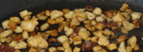 ленивые вареники из картошки со шкварками. Шаг 5