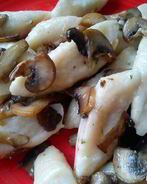 Ленивые вареники с грибами