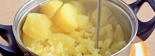 постные вареники с картошкой и грибами. Шаг 12