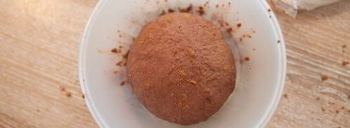 постные вареники с вишней, шоколадом и вишневым соусом. Шаг 2